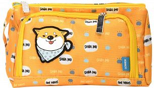 Пенал 1 отделение LOREX KIDS SHIBA BAND 210x85x105 мм оранжевый, полиэстер
