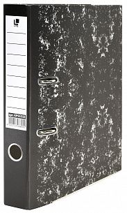 Папка-регистратор LITE 55 мм бумага, черный мрамор