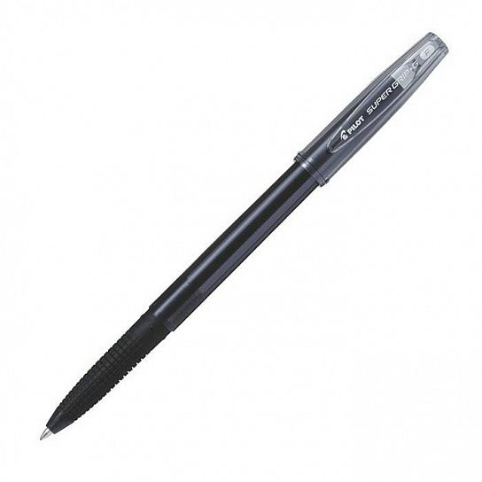 Ручка шариковая SUPER GRIP 0,7 мм черная резиновый грип