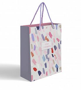 Пакет подарочный малый LOREX GIFT BAG серия CONFETTI 18х23х10 см