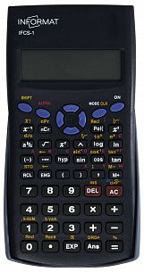 Калькулятор INFORMAT IFCS-1 12 разрядный, 240 функций научный, серебристый и черный