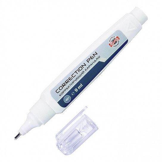 Корректирующая ручка Koh-I-Noor 9 мл, металлический наконечник