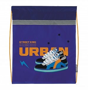 Мешок для обуви Schoolformat СКЕЙТБОРД 42х34 см синий, 1 отделение, для мальчиков