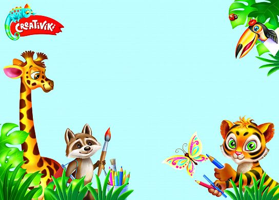 Клеенка д/уроков труда Creativiki 50х70 см ПВХ голуб. универс.