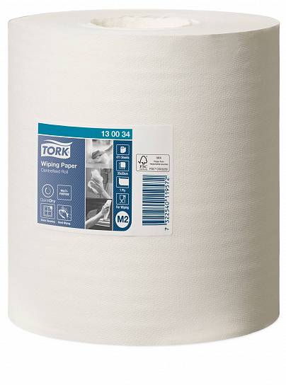 Полотенца бумажные TORK UNIVERSAL М2, 1 слойные, центральная вытяжка, 19,5смх165 м, белые