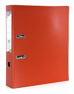 Папка-регистратор INFORMAT 75 мм одностороннее покрытие PVC, красная
