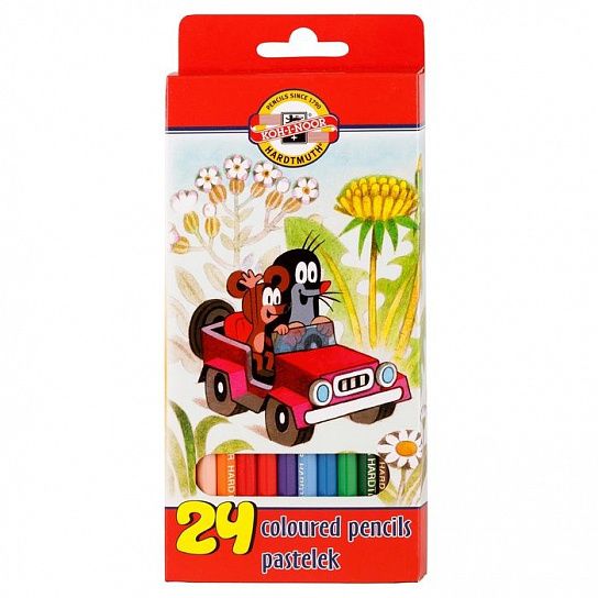 Набор цветных карандашей KOH-I-NOOR MOLE 3654 24 цвета