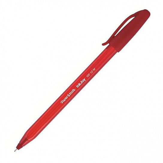 Ручка шариковая InkJoy Cap 100 0,5 мм красная треугольный корпус
