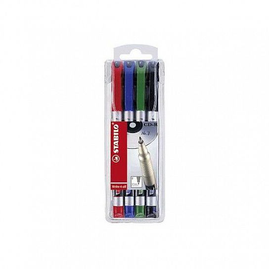 Набор Ручка-маркер STABILO WRITE-4-ALL 0,7 мм 4 цв/уп