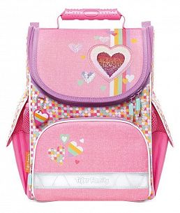 Ранец TIGER NATURE QUEST PINK AMOUR 14 л 35x31x19 см ткань, молния, для девочек