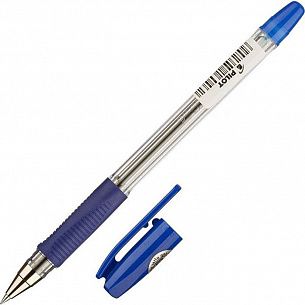 Ручка шариковая BPS-GP 0,5 мм синяя резиновый грип