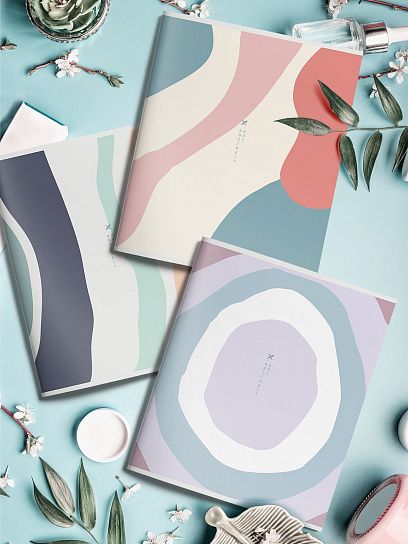 Тетрадь LOREX 48 листов клетка скрепка А5 SIMPLE мелованный картон soft ...