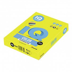 Бумага цветная IQ COLOR неон желтая (80 г/м2, А4, 500 л.)