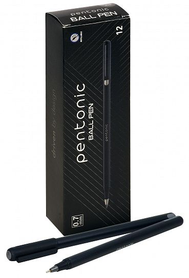 Ручка шариковая одноразовая LINC PENTONIC 0,70 мм черный в коробке