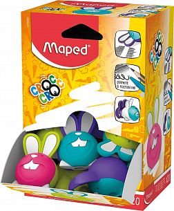 Ластик-пазл MAPED CROC CROC PUZZLE BUNNY для точного стирания, 65х125х34 мм, ассорти, фигурный, в дисплее