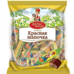 Конд.изд-е конфеты КРАСНАЯ ШАПОЧКА  250 г пакет