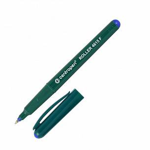 Ручка-роллер ERGO Cap off 0,3 мм синяя треугольный корпус
