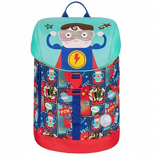 Рюкзак TIGER SMART KIDS SUPERDUPER MAN 11 л 34х22х14 см защелка для мальчиков