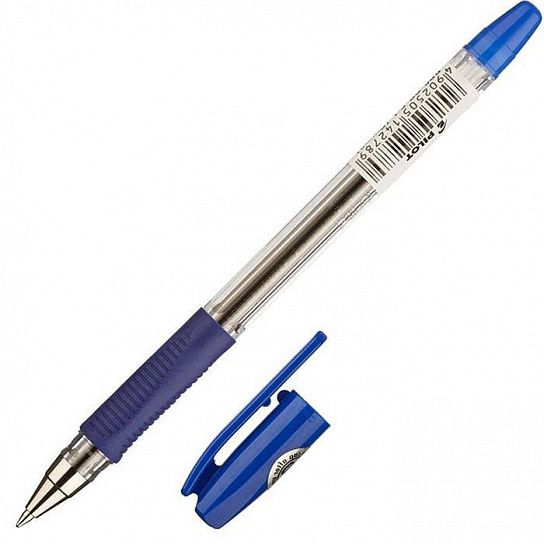Ручка шариковая BPS-GP 0,7 мм синяя резиновый грип