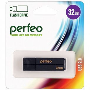 Флэш-память PERFEO C01G2 32 Гб USB 2.0 черный