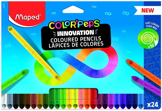 Набор цветных карандашей MAPED COLOR'PEPS INFINITY 24 цвета