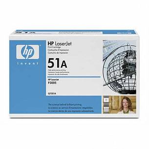 Картридж черный HP (Q7551A) LJ P3005/M3035mfp/M3027mfp,№51A, ресурс 6500 стр.