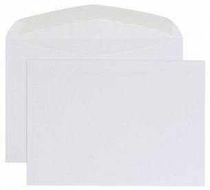 Конверт почтовый С5 (162x229) чистый, белый, декстрин, 80 г/м2