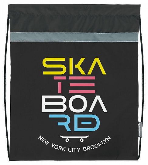 Мешок для обуви Schoolformat SKATE 49х41 см, для мальчиков