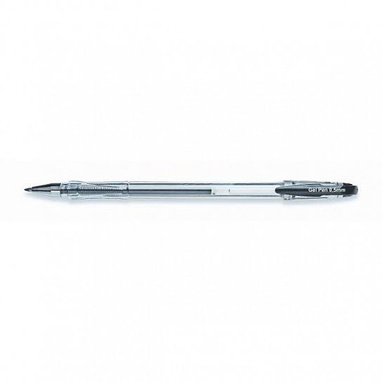 Ручка гелевая Союз GEL PEN 0,7 мм черная, круглый корпус