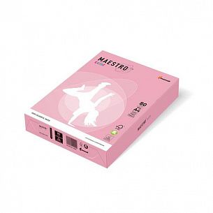 Бумага цветная MAESTRO COLOR розовая (80 г/м2, А4, 100 л.)