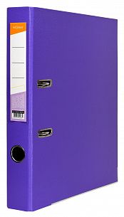 Папка-регистратор INFORMAT 55 мм двухстороннее покрытие PVC, фиолетовая