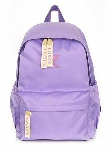 Рюкзак LOREX ERGONOMIC M7 PURPLE LIGHT, 20 л, 30х15х45 см, 1 отделение, молния, женский