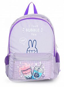 Рюкзак Schoolformat Bubble tea, модель SOFT 2, мягкий каркас, двухсекционный, 42х31х16 см, 21 л, для девочек