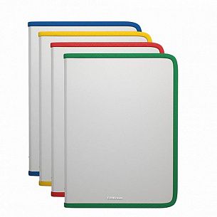 Папка на молнии, А4, ErichKrause GLANCE CLEAR, прозрачный, цветная молния