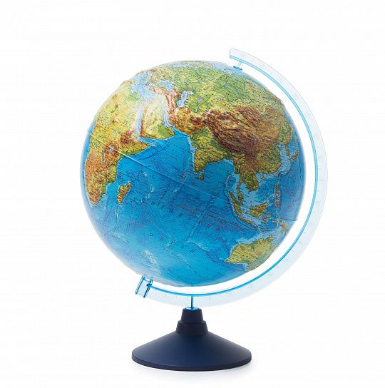 Глобус Земли физический 32 см рельефный