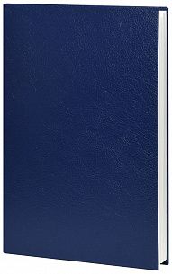 Ежедневник А5 недатированный LITE DERBI 136 листов светло-синий, твердая обложка, с закладкой-ляссе