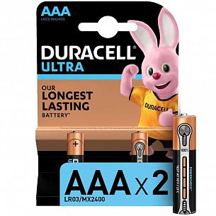 Батарейки DURACELL LR03 2BL Ultra Power AAA алкалин. 1,5 V