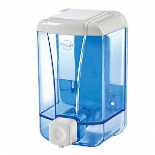 Диспенсер для жидкого мыла PALEX, пластик, 500 мл, 10х9х17 см, прозрачный