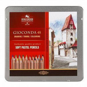 Карандаши пастельные GIOCONDA SOFT, 48цв