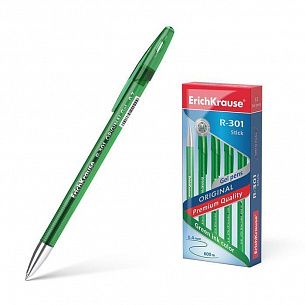 Ручка гелевая, ErichKrause R-301 ORIGINAL GEL, 0,5 мм, зеленый