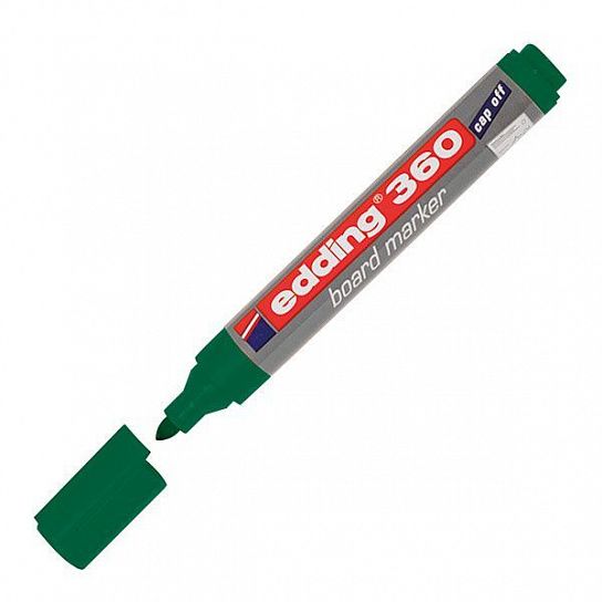 Маркер для досок EDDING BOARD 1,5-3 мм зеленый круглый