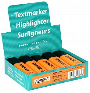 Маркер текстовый Stanger Textmarker Classic 1—5 мм, оранжевый, скошенный