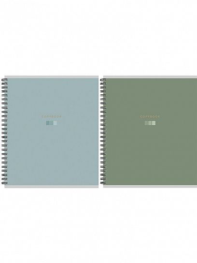 Тетрадь 96 л. А5 клетка, на гребне, офсет Проф-пресс ОДНОТОННЫЕ ДИЗАЙНЫ мелованный картон