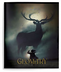 Тетрадь 48 л. А5 клетка, на скрепке, LOREX DEMONS INSIDE Геометрия мелованный картон, запечатка форзаца, фольга