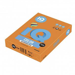 Бумага цветная IQ COLOR интенсив оранжевый (80 г/м2, А4, 500 л.)