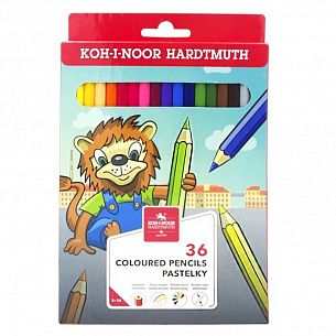 Набор цветных карандашей Koh-I-Noor LION 3555 36 цветов