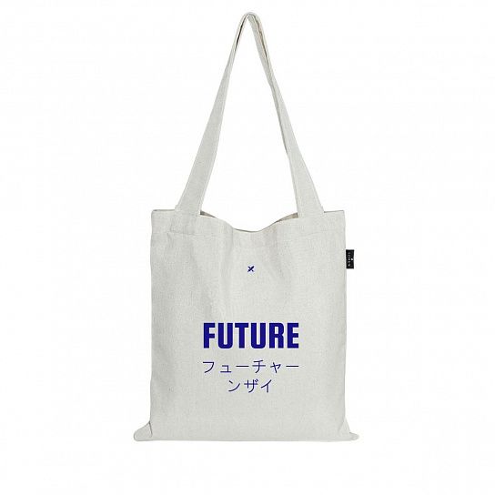 Шоппер LOREX COTTON FUTURE IS NOW 33х40 см белый, хлопок, универсальный