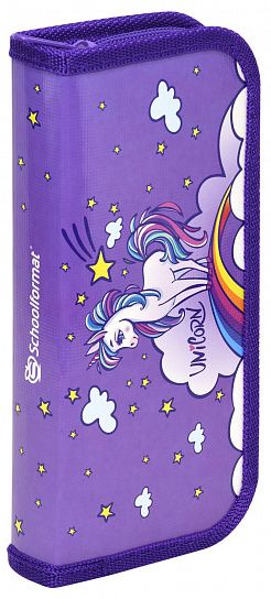 Пенал односекционный Schoolformat LITTLE UNICORN 190х90 мм