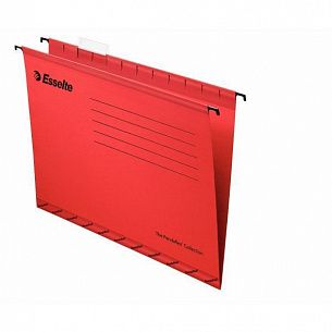 Папка подвесная ESSELTE PENDAFLEX FOOLSCAP картон 220 г/м2 красная