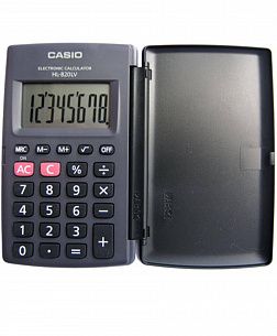 Калькулятор CASIO HL-820LV 8-разрядный карманный с крышкой